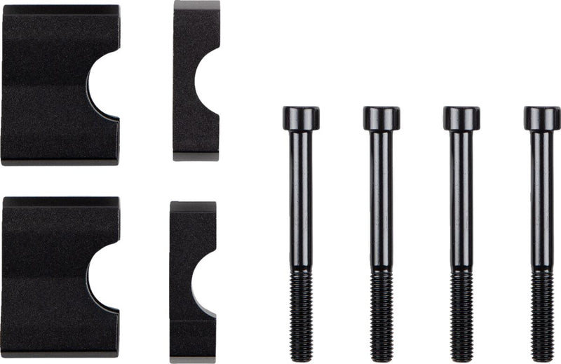 Powermadd Universal 7/8" Bar Risers - Black, Flat, Handlebar - 45215