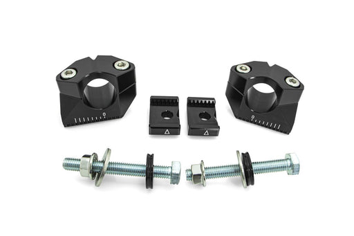 Gilles Tooling 2D.GT Handlebar Risers - Black - 2DGT-02-26-B