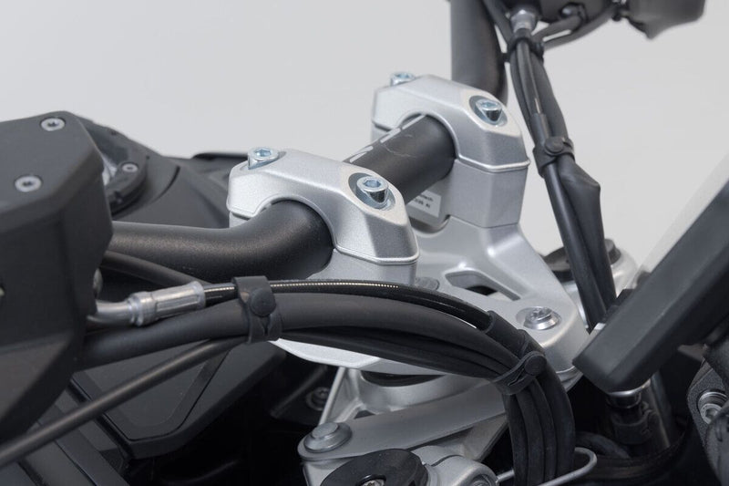 SW-Motech 30mm Bar Riser - Silver - Handlebar - LEH.07.039.13000/S