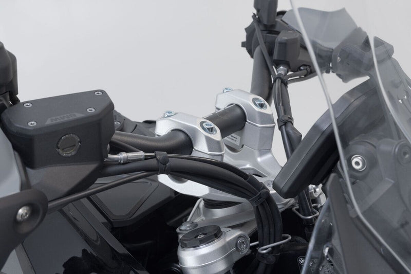 SW-Motech 30mm Bar Riser - Silver - Handlebar - LEH.07.039.13000/S
