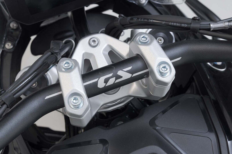 SW-Motech 30mm Bar Riser - Silver - Handlebar - LEH.07.039.13000/S