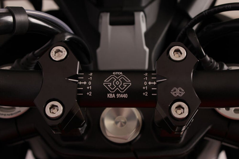 Gilles Tooling 2D.GT Handlebar Risers - Black - 2DGT-09-24-B