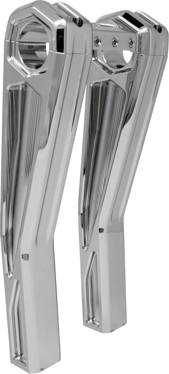 Kodlin USA Ascent Pro Risers - Chrome, Drilled, Pullback