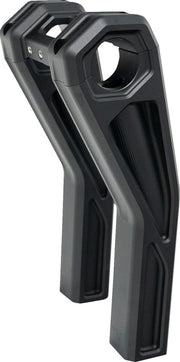 Kodlin USA Ascent Pro Risers - Anodised, Black, Drilled, Pullback