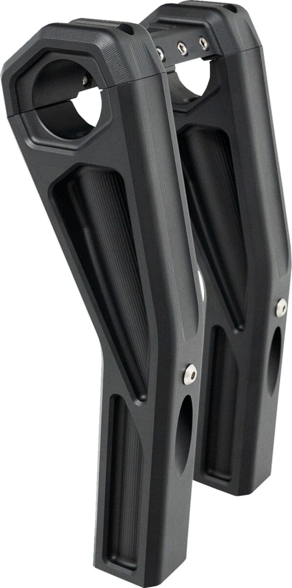 Kodlin USA Ascent Pro Risers - Anodised, Black, Drilled, Pullback
