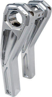 Kodlin USA Ascent Pro Risers - Chrome, Drilled, Pullback