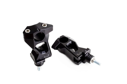 Gilles Tooling 2D.GT Handlebar Risers - Black - 2DGT-04-21-B