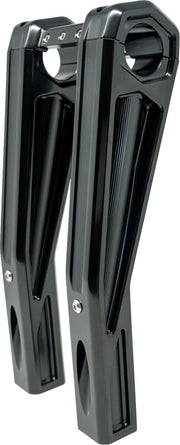 Kodlin USA Ascent Pro Risers - Black, Gloss, Drilled, Pullback