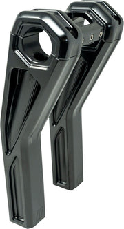 Kodlin USA Ascent Pro Risers - Black, Gloss, Drilled, Pullback