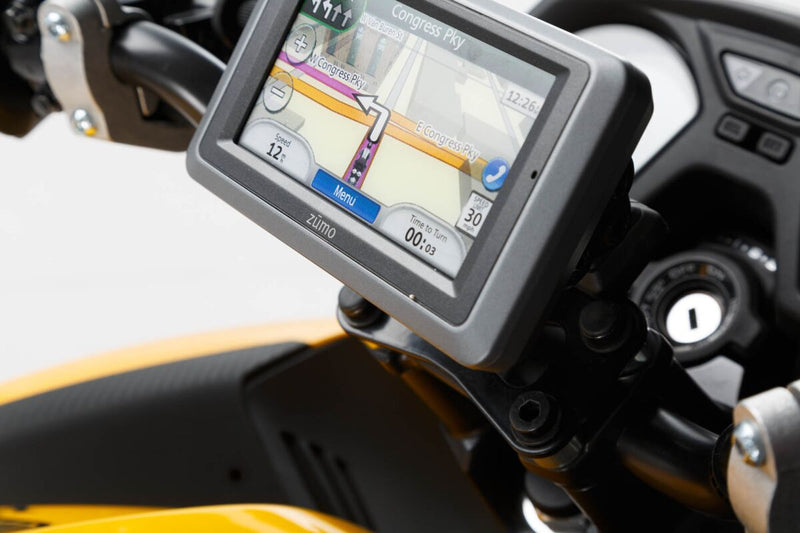 SW-Motech Handlebar GPS Mount - Black - GPS.00.646.10200/B