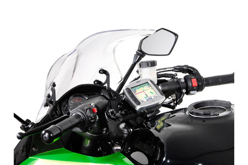 SW-Motech Handlebar GPS Mount - Black - GPS.08.646.10300/B