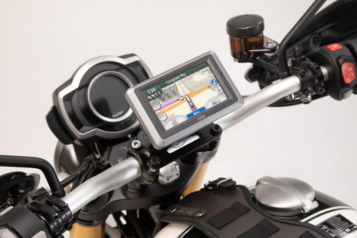 SW-Motech Handlebar GPS Mount - Black - GPS.11.646.10202/B