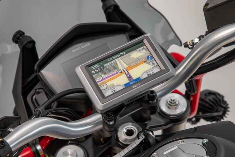 SW-Motech Handlebar GPS Mount - Black - GPS.17.646.10100/B