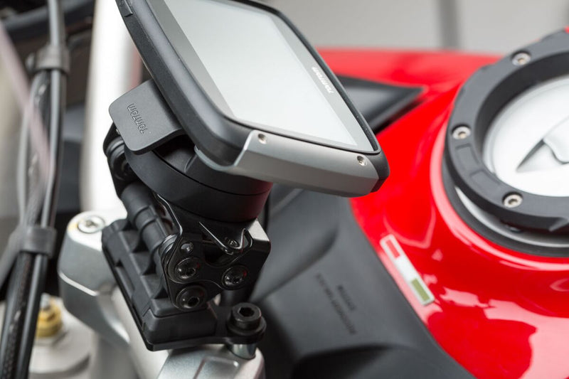 SW-Motech Handlebar GPS Mount - Black - GPS.22.584.10000/B