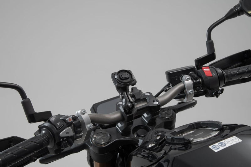 SW-Motech Universal GPS mount kit with T-Lock Smartphone - Black