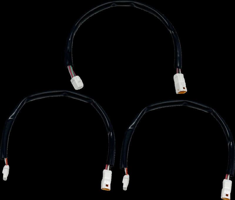 FAT Baggers INC. Handlebar Wire Harness Extension - Black