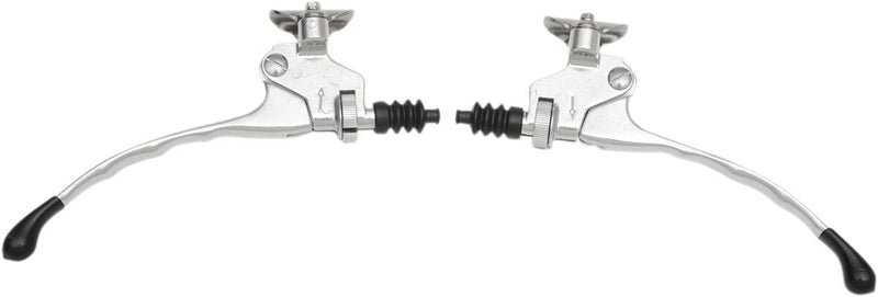 EMGO Tommaselli Replica Lever Assembly - Natural,  Polished,  Silver - Brake,  Clutch