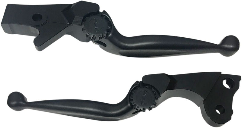 PSR Journey Adjustable Lever Set - Black, Polished, Brake, Clutch