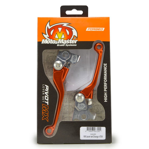 Moto-Master Pivot Lever Set - Orange - Brake/Clutch