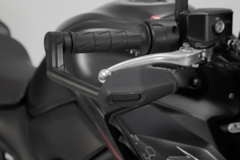 SW-Motech Lever Guards with Wind Protection - Anodised,  Black - LVG.08.868.11001/B
