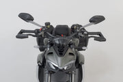 SW-Motech Lever Guards with Wind Protection - Anodised,  Black - LVG.22.999.11001/B