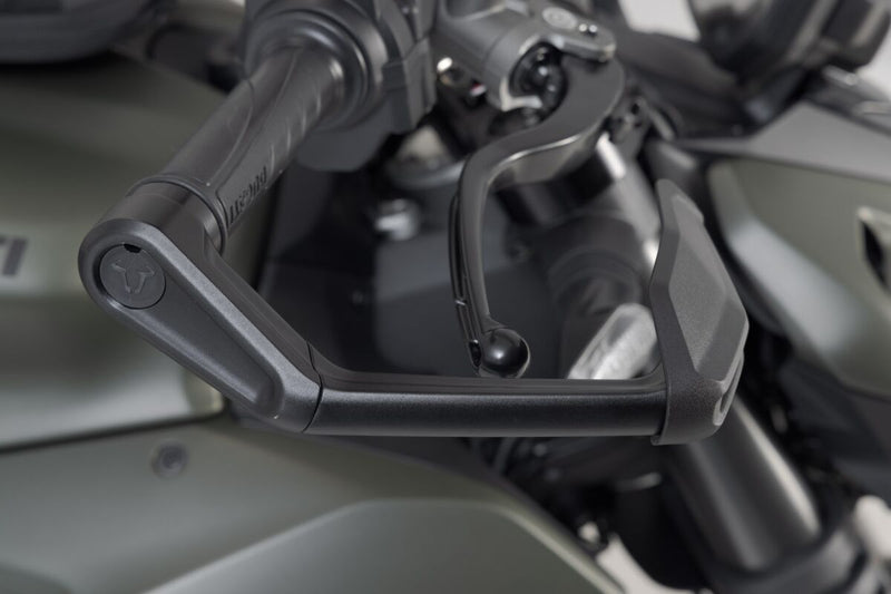 SW-Motech Lever Guards with Wind Protection - Anodised,  Black - LVG.22.999.11001/B