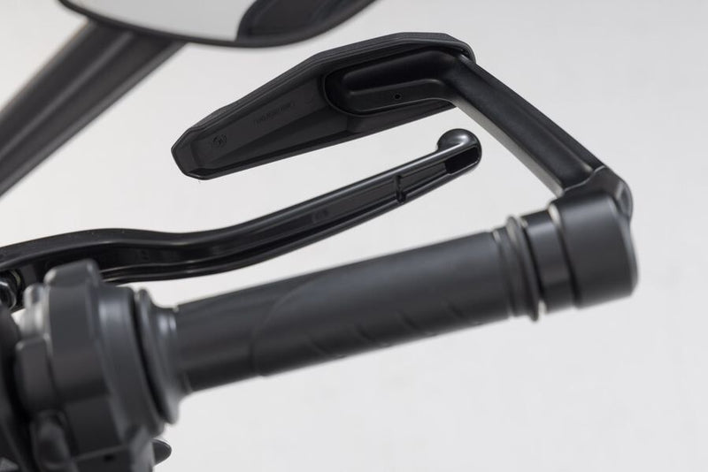 SW-Motech Lever Guards with Wind Protection - Black - Bracket
