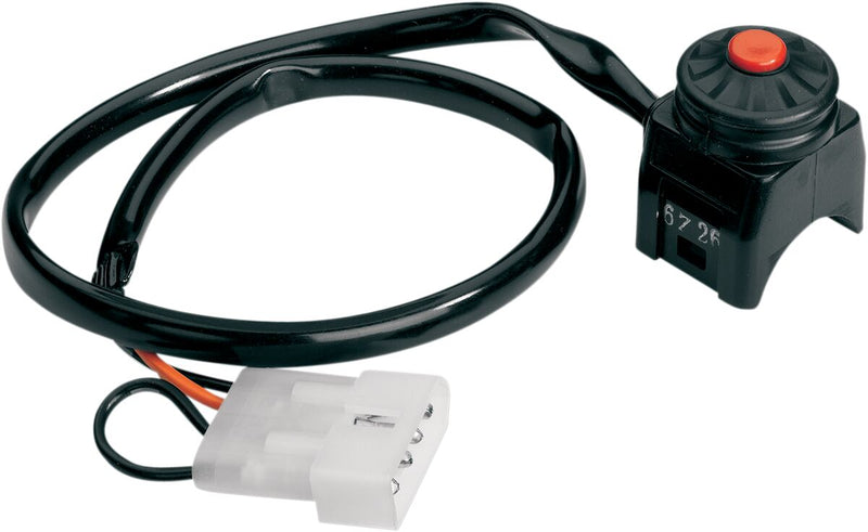 Moose Offroad Hard-parts Start Switch - Black, Red, Starter