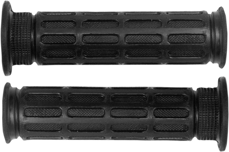 EMGO Classic OE-Style Grips - Black,  Flat - 42-28750