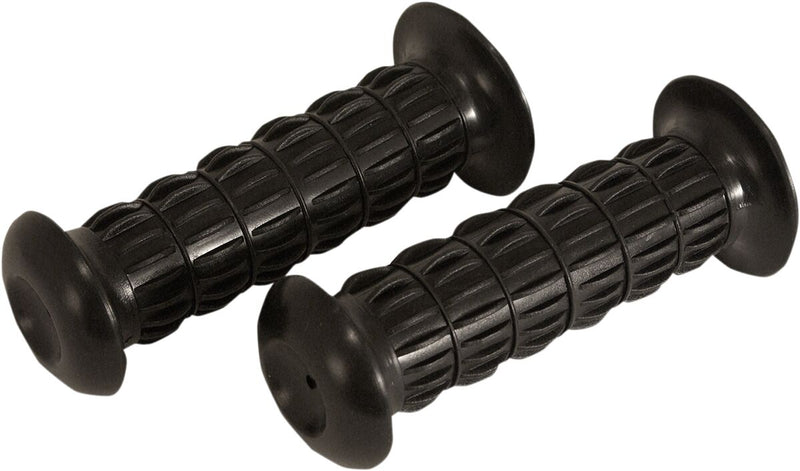 EMGO Classic OE-Style Grips - Black,  Flat - 42-30811