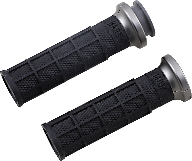 ODI Hart-Luck Signature V-Twin Lock-On™ Grips for Indian - Black, Graphite