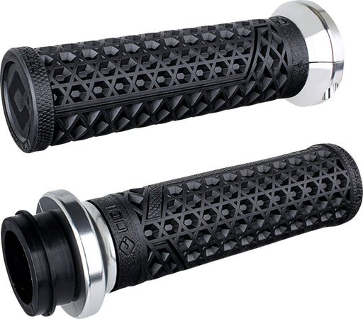 ODI Vans Indian Grips - Black, Flat, Silver