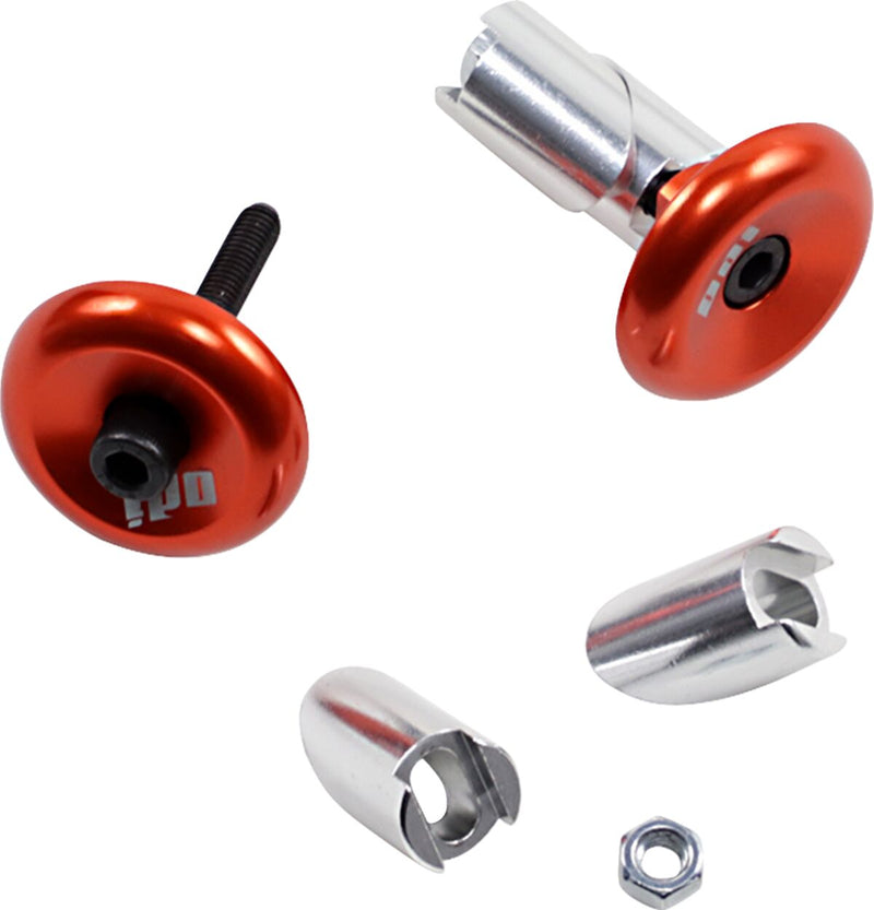 ODI Aluminium Handlebar End Plug - Anodised, Orange