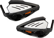 Moose Offroad Hard-parts Voyager Handguards - Anodised, Black, White, Standard - 0635-2119
