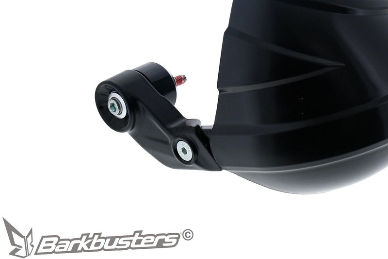 Barkbusters STORM Handguard - Single Point Bar End Mount - threaded - Black