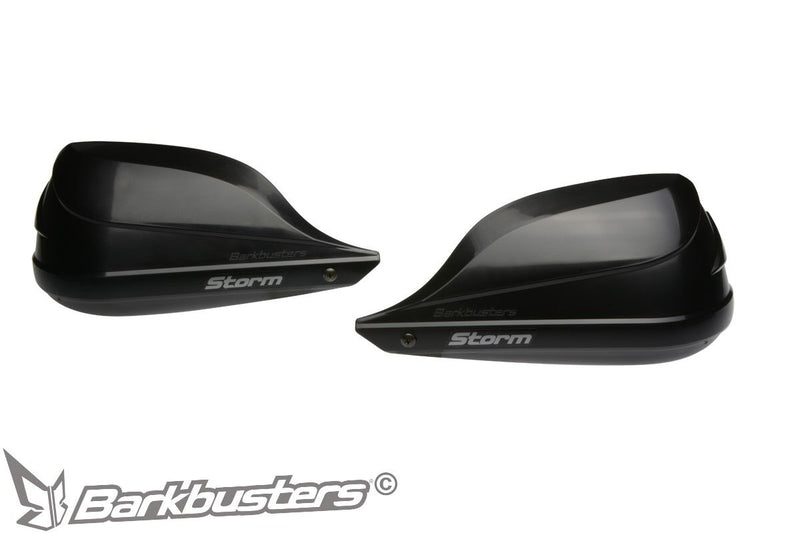 Barkbusters STORM Handguard - Single Point Bar End Mount -hollow - Black