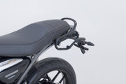 SW-Motech SLC Side Carrier (Left) - Black, Powder-Coated, Saddlebag, Side Case - HTA.11.616.10000