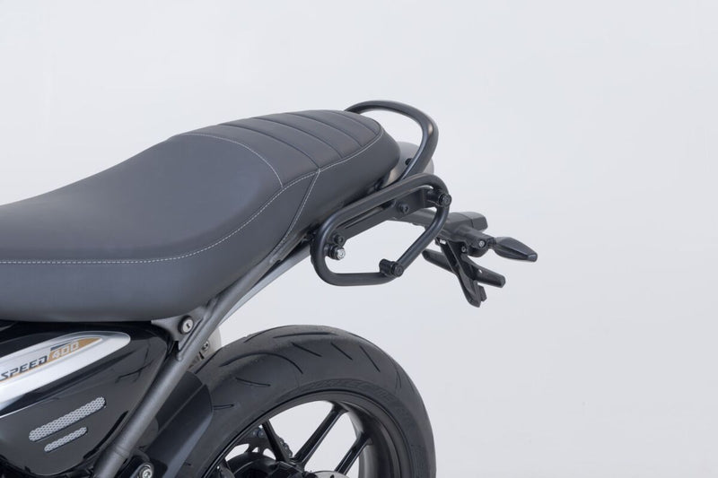 SW-Motech SLC Side Carrier (Left) - Black, Powder-Coated, Saddlebag, Side Case - HTA.11.616.10000