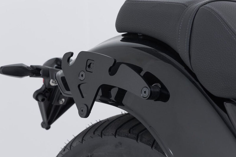 SW-Motech SLH Side Carrier LH1 (Right) - Black, Powder-Coated, Saddlebag, Side Case - HTA.07.996.19000
