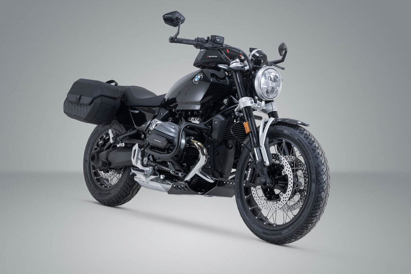 SW-Motech SLH Side Carrier LH1 (Right) - Black, Powder-Coated, Saddlebag, Side Case - HTA.07.996.19000