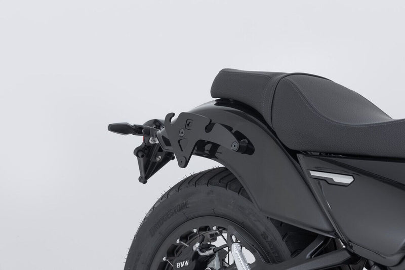 SW-Motech SLH Side Carrier LH1 (Right) - Black, Powder-Coated, Saddlebag, Side Case - HTA.07.996.19000