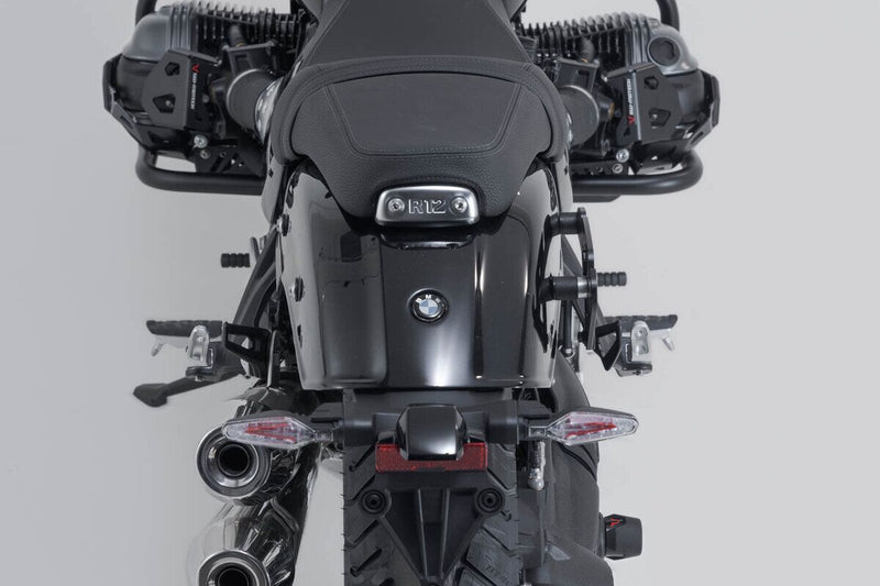 SW-Motech SLH Side Carrier LH1 (Right) - Black, Powder-Coated, Saddlebag, Side Case - HTA.07.996.19000