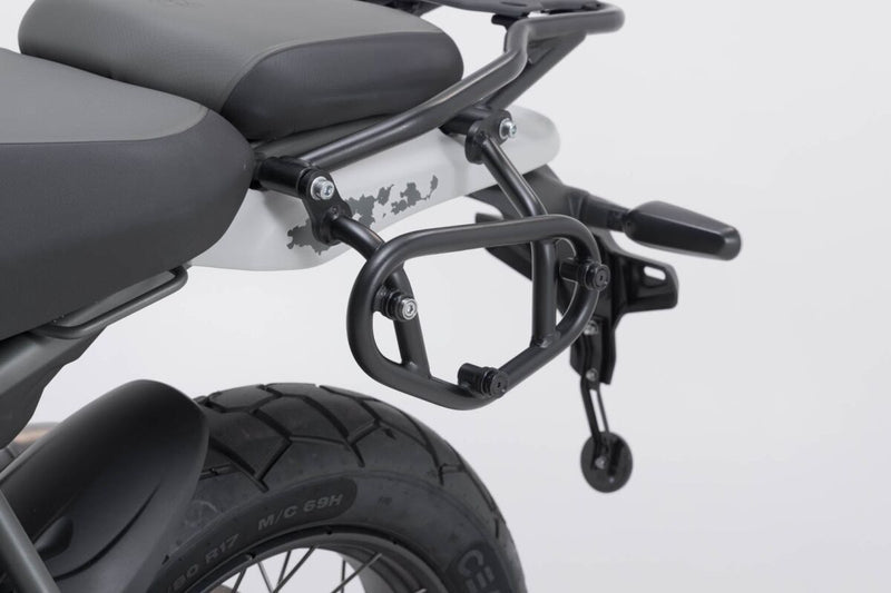 SW-Motech SLC Side Carrier (Left) - Black, Powder-Coated, Saddlebag, Side Case - HTA.41.620.10000