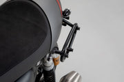 SW-Motech SLC Side Carrier (Left) - Black, Powder-Coated, Saddlebag, Side Case - HTA.11.955.10000