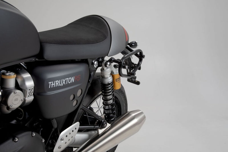 SW-Motech SLC Side Carrier (Left) - Black, Powder-Coated, Saddlebag, Side Case - HTA.11.955.10000