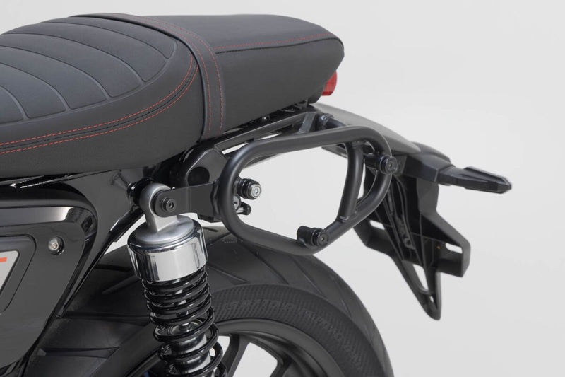 SW-Motech SLC Side Carrier (Left) - Black, Powder-Coated, Saddlebag, Side Case - HTA.01.963.10000