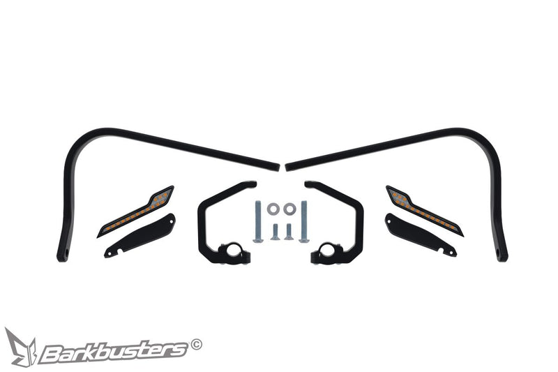 Barkbusters Hardware Kit - Two Point Mount - Black - Handguard - BHG-133-BK