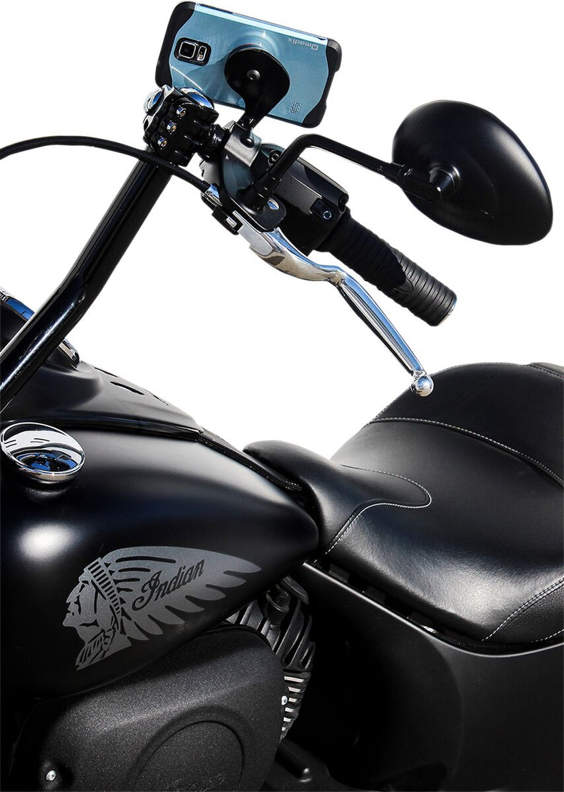 Klock Werks iOmount™ for Indian - iOmounts™, Black, Silver - KWD-04-0384