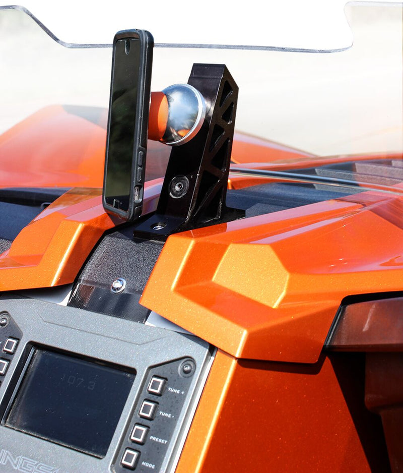 Klock Werks Phone Mount for Polaris Slingshot - iOmounts™, Black