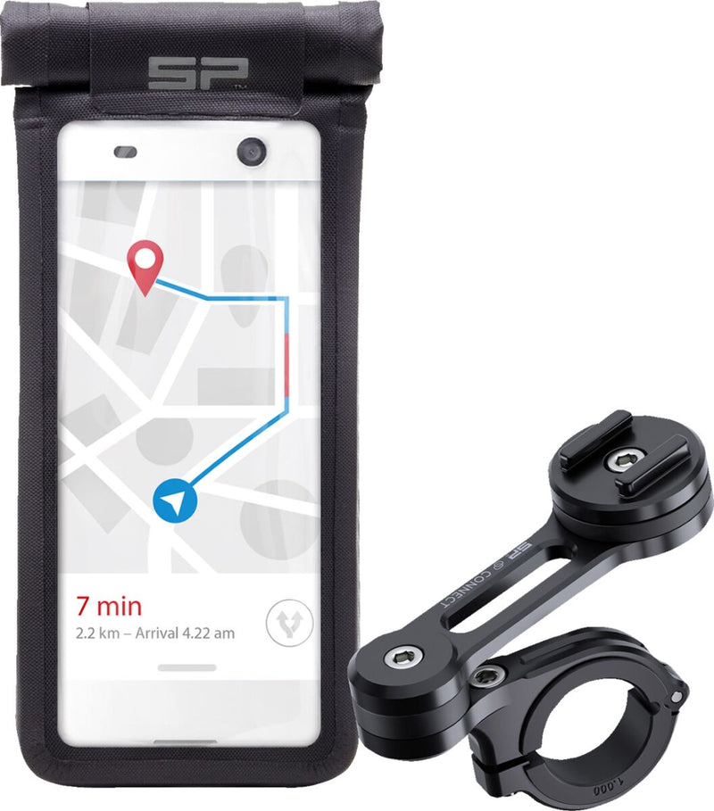 SP Connect Universal LT Moto Bundle Phone Case - Black,  Flat - 52404